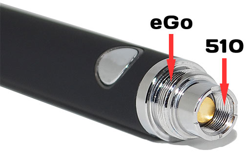 Соединение 510-eGo на аккумуляторе EVOD VV USB