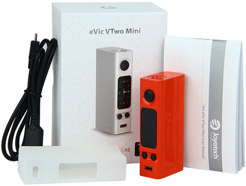 Комплектация Joyetech eVic VTwo Mini Box Mod