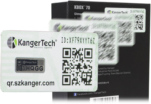 Kanger Kbox 70W scratch code