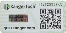 Проверочный код на испарителях KangerTech OCC Ni 200