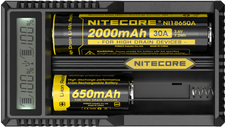 Зарядное устройство Nitecore UM20 (независимая зарядка двух аккумуляторов)