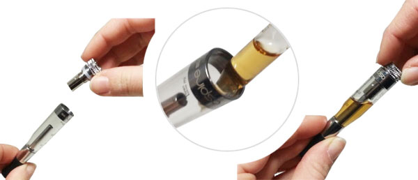 Заправка жидкости в электронную сигарету Innokin iTeste CLK (клиромайзер iClear 16D)