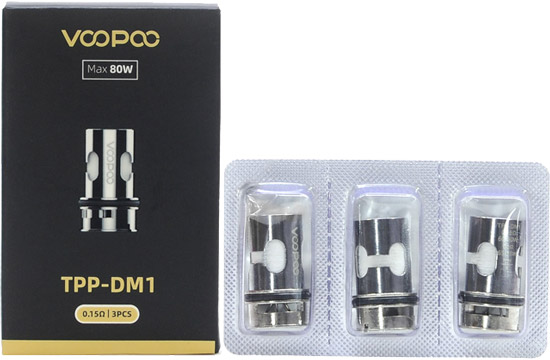Заводске пакування з 3 випаровувачів VOOPOO TPP DM1 Coil